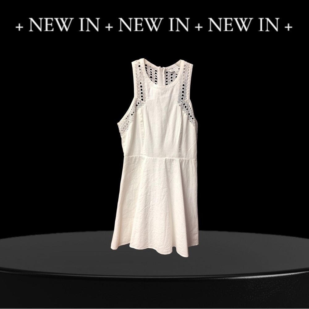 American Eagle Elegant White Sleeveless Dress